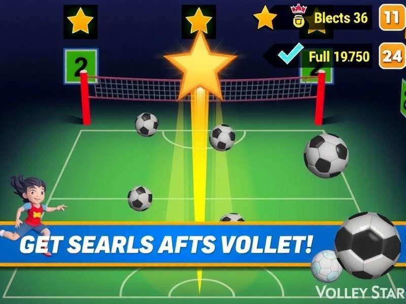 Volley Star in Action Volley Star Gameplay Screenshot